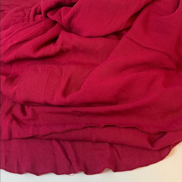 Free People Lace/Ruffle Strappy Maxi Dress Red Size Medium *Flaw - Picture 11 of 11